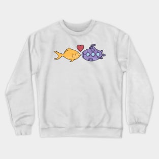 Fish can love too Crewneck Sweatshirt